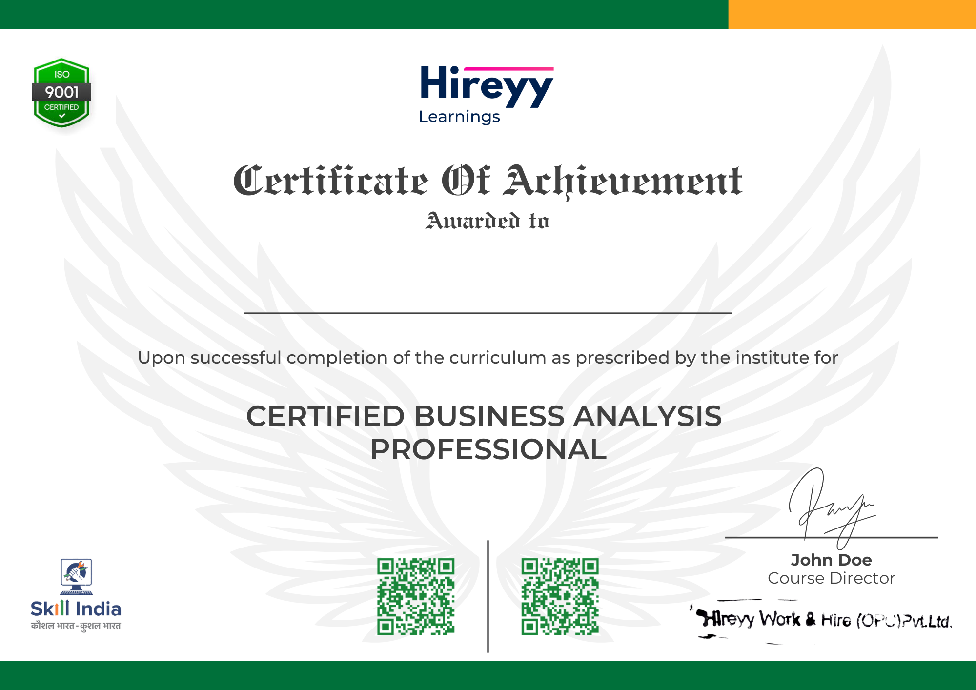 Business Analyst Certification